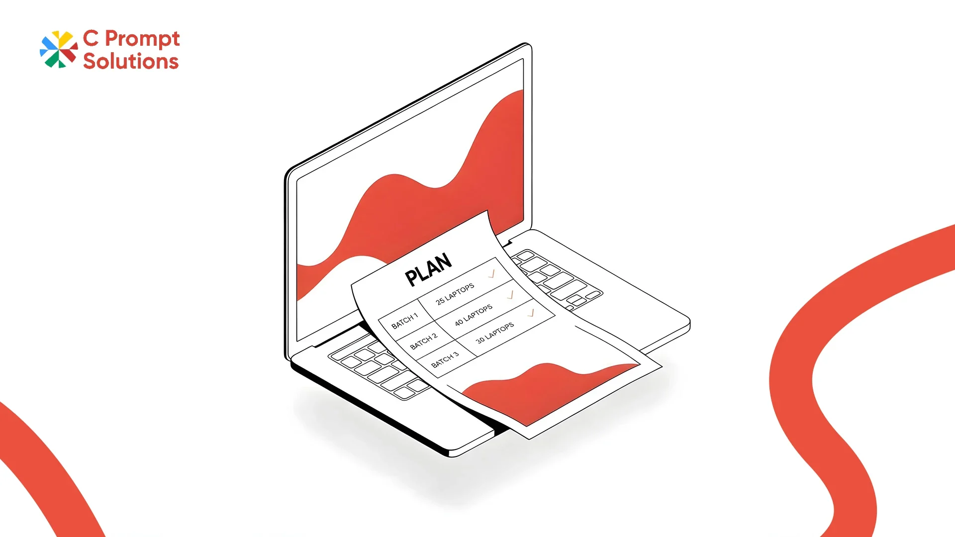 Laptop with a batch-by-batch training fleet plan